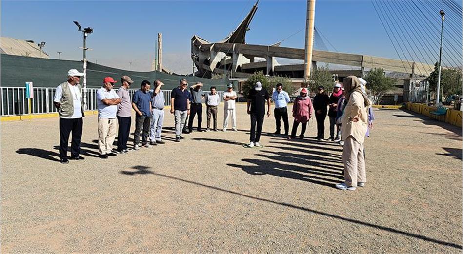برگزاری مسابقات پتانک بازنشستگان تهرانی