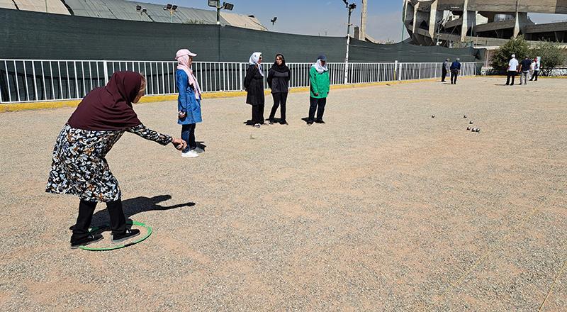 برگزاری مسابقات پتانک بازنشستگان تهرانی