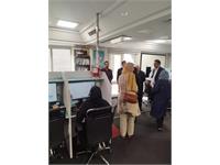 بازدید مدیرکل بازنشستگی استان تهران از مرکز پاسخگویی تلفنی ۱۶۷۱ بیمه دی